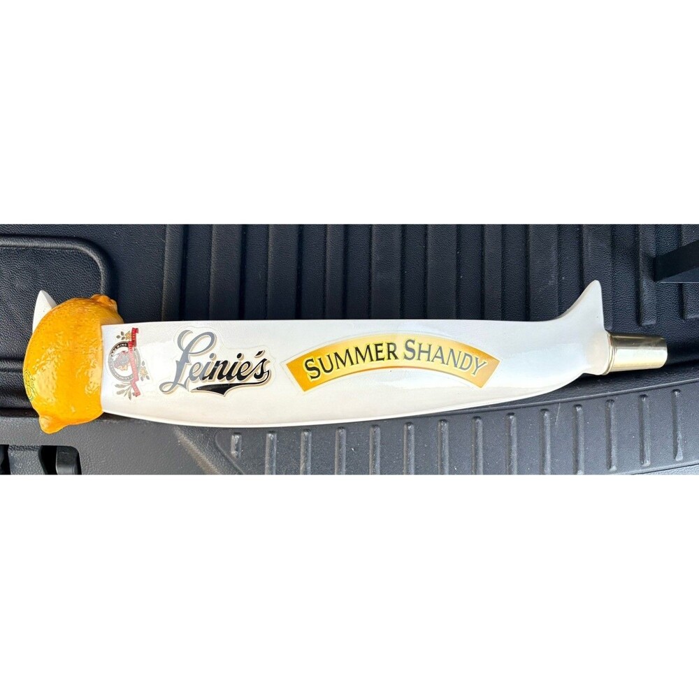 Leinenkugel beer Summer Shady Canoe Pub Lager Beer Tap Handle 13 inch - Picture 3 of 4